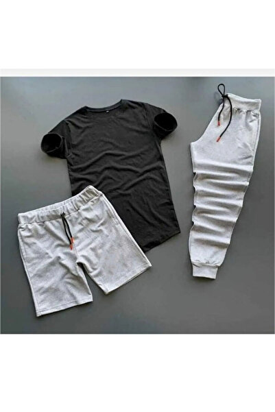 puolikuu Men's Oversized Tracksuit Set 3-Piece Set - Mixed Printed T-Shirts -...