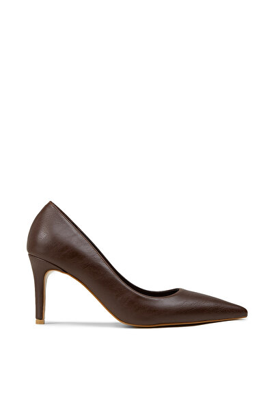 Deery Women's Brown Stiletto Heeled Shoes