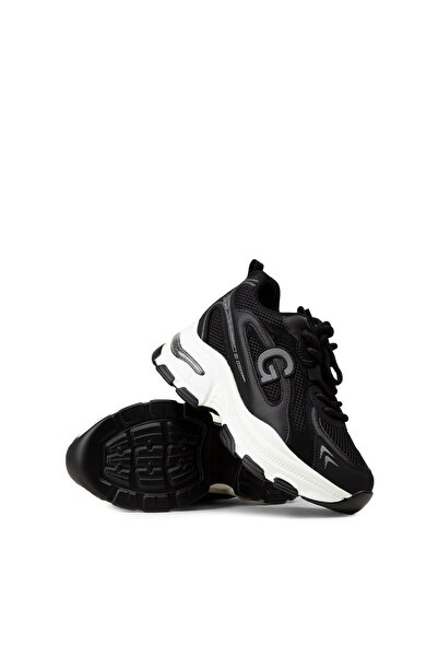 Deery Kadın Siyah Gizli Topuk Sneaker Ayakkabı