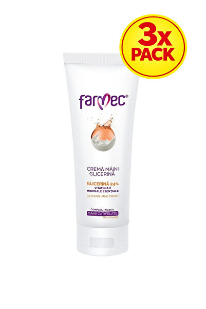 Farmec 3x PACK glycerin hand cream