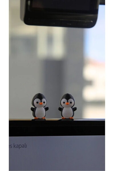 DecoVera Mini Sevimli Penguen Araç Içi Süsü, Masa Dekoru, Tatlı Dekor, Klima ...