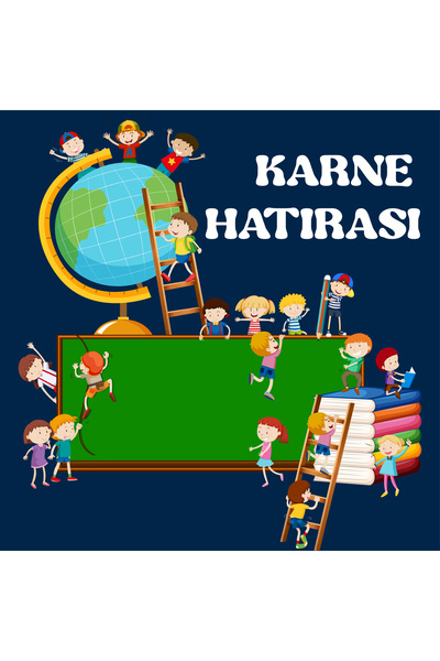 Deko Genç Karne Hatırası Temalı Fotoğraf Panosu Branda 100x100