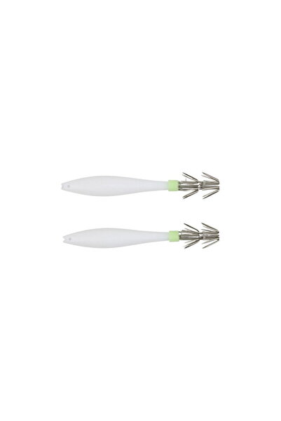 YO-ZURİ White 3" Squid Zokası 2 Pieces