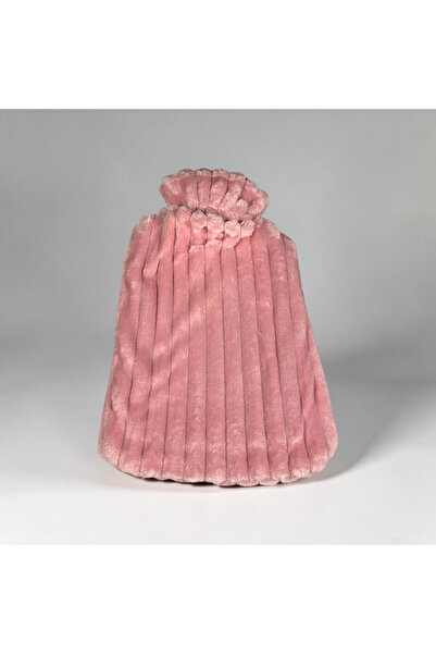 Zey-Al قماش مجدّل وبري كيس ماء ساخن مع غطاء - 1.8 لتر ملمس ناعم ثيرموفور - ور...