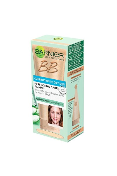 Garnier Skin Active Bb Cream Combination To Oily Skin Spf25 50 Ml – Shade Light