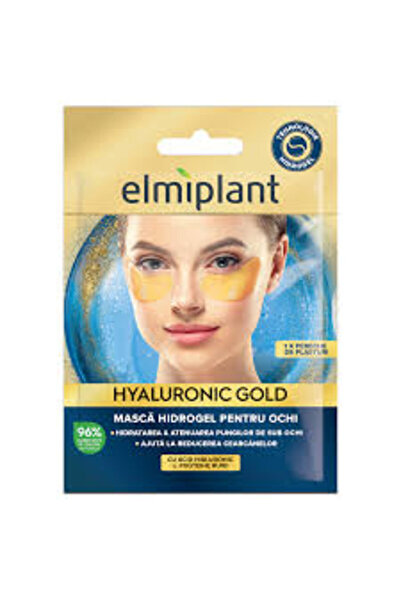 ELMIPLANT Masca Hidrogel Pentru Ochi Hyaluronic Gold