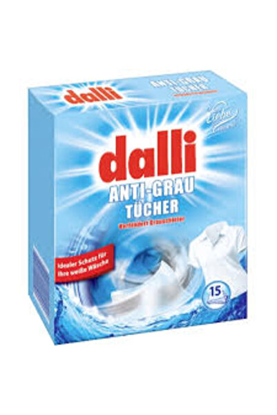 Dalli Anti-Grau – Servetele Pentru Albire Tesaturi, 15 Buc