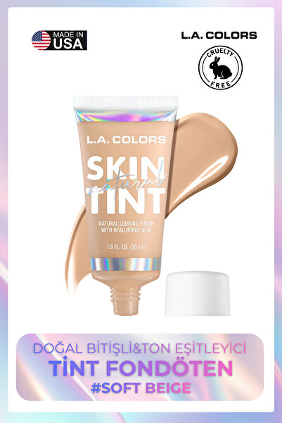 L.A Colors Natural Skin Tint - Doğal Bitişli&Ton Eşitleyici Tint Fondöten #So...