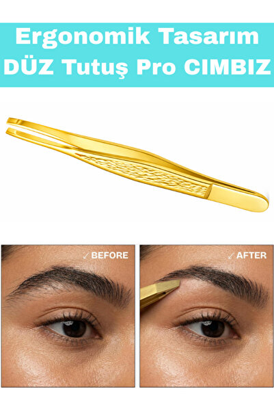 SheMask Cımbız Profesyonel Kaş Cımbızı İnce Uçlu Cımbız Batık Cımbızı Paslanm...