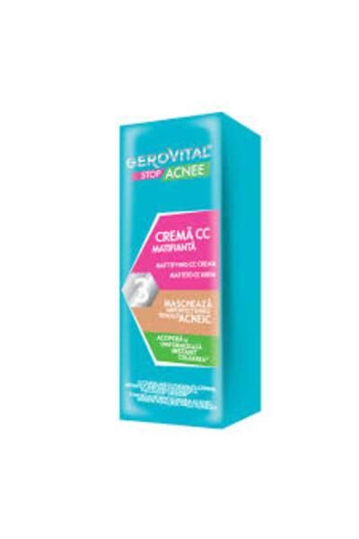 GEROVITAL Crema Cc Matifianta Stop Acnee 30 Ml