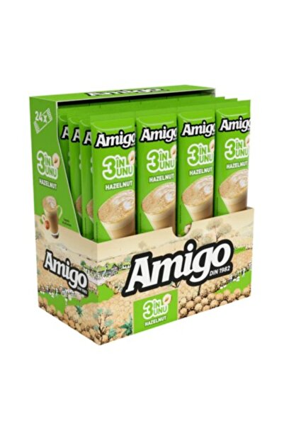 Amigo 3In1 Hazelnut Cafea Instant 24 X 13G