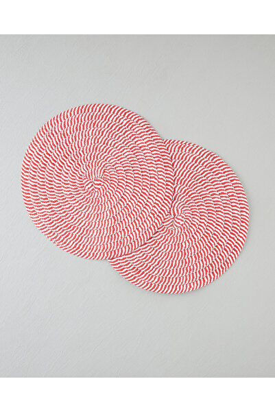 English Home Loopera Kağıt 2'li Amerikan Servis 38 cm Kırmızı