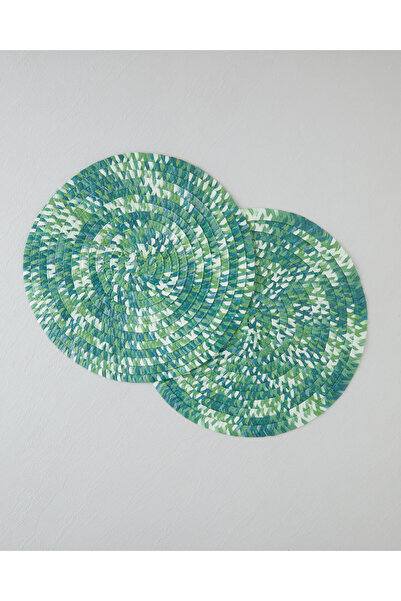 English Home Spinora Kağıt 2'li Amerikan Servis 38 cm Yeşil