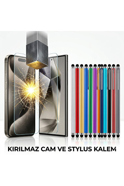 MericLine ريدمي نوت 10 برو واقي شاشة زجاجي مقاوم للكسر + مجموعة قلم ستايلس (1...