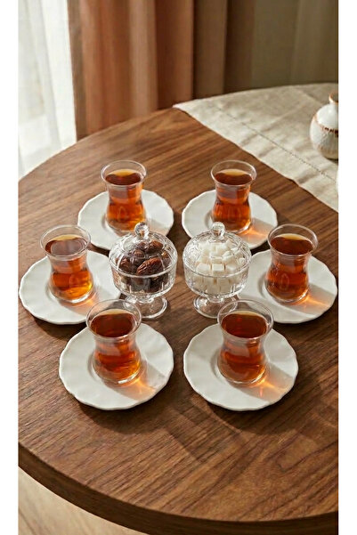 AR HOME طقم شاي مكون من 14 قطعة