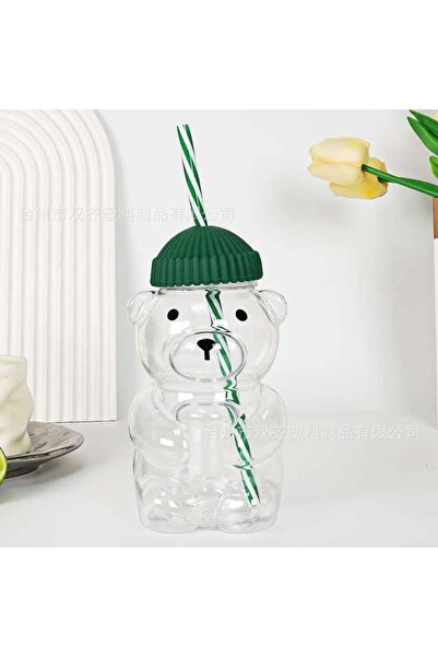 ebulduk Ayıcık Şekili Su Matarası Su Şişesi Suluk 600 ml Bpa Içermez Suluk So...