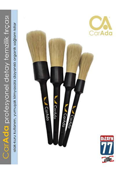 CarAda Auto Detail Brush Premium Series, Car Cleaning Brush, Soft Organic Hor...