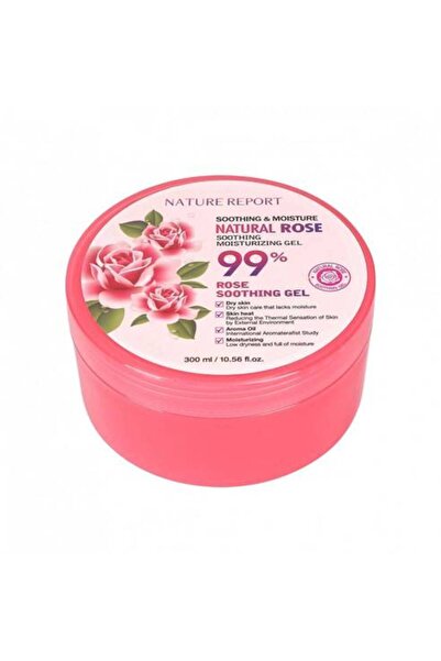 NATURE REPORT Natural Rose Moisturizing Gel by - 300 ml