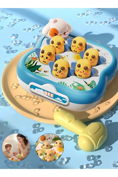 Generic Baby whack-a-mole hammer percussion toys Children's cute animal hand ...