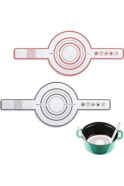 Arabest حمالة خبز سيليكون من قطعتين للفرن الهولندي، حصيرة خبز غير لاصقة بمقبض...