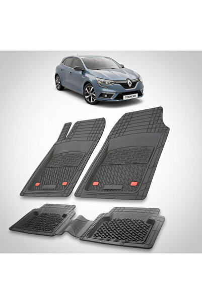 TEAMCAR Πατάκια δαπέδου Renault Megane IV 2 Hatchback Συμβατά 2020-2024 | Μαύρο