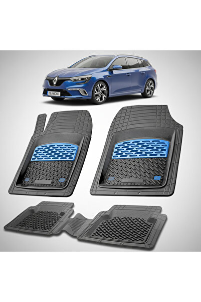 TEAMCAR Πατάκια Renault Megane IV 2 Estate (Grandtour) Συμβατά 2020-2024 | Μπλε