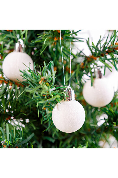 FAMİLY Christmas tree decoration set - bright white - 17 pcs / set