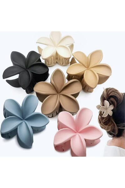 Arabest Hawaiian Plumeria Hair Claw For Women Girl Summer Beach Travel,Frangi...