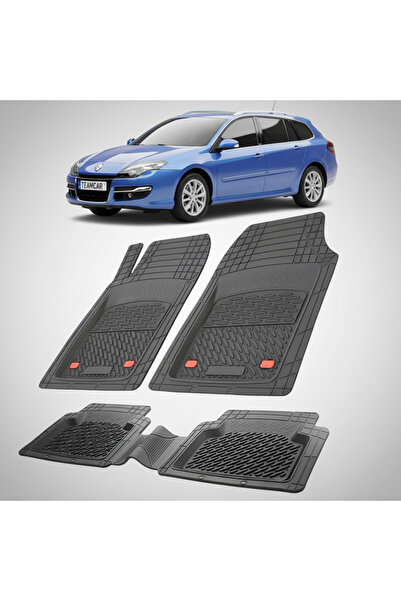 TEAMCAR Πατάκια δαπέδου συμβατά με Renault Laguna III 2 Estate (Grandtour) 20...