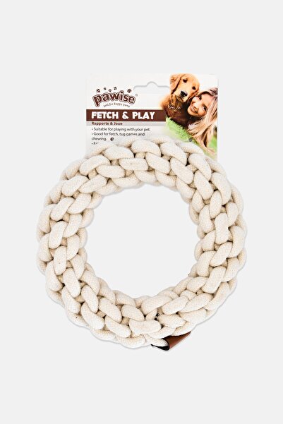 Pawise Premium Cotton Fetch And Play Ring Toy