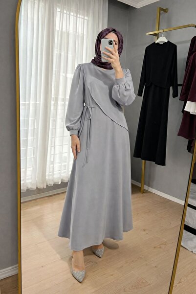 TOKARİS TEKSTİL Women's Skuba Hijab Dress