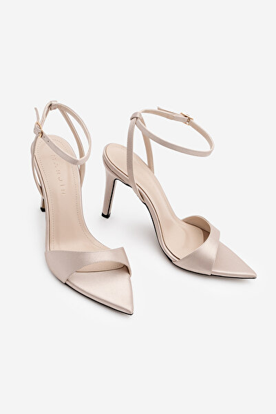 Marjin Women's Pointed Toe Ankle-Tie Straps Stiletto Heel U S Sandals Lokes B...