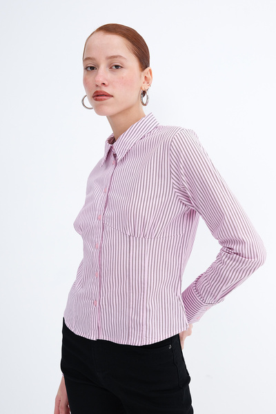 Addax Long Sleeve Buttoned Shirt G18024
