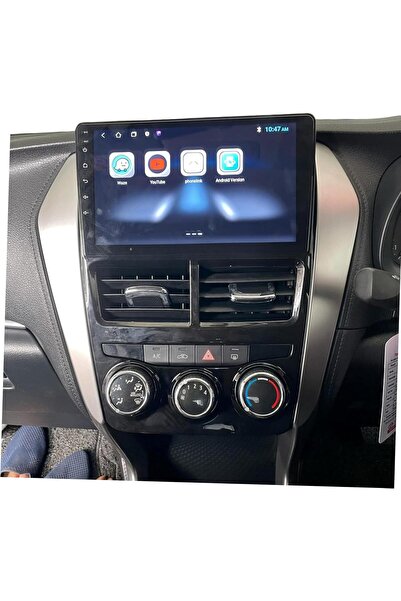 Generic شاشة أندرويد لسيارة تويوتا يارس موديل 2018-2022، تدعم نظامي كاربلاي و...