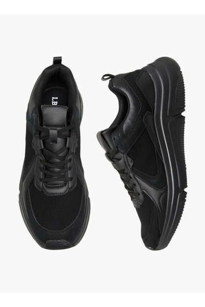 LBL by Shoexpress Men Panelled Lace-Up Sneakers