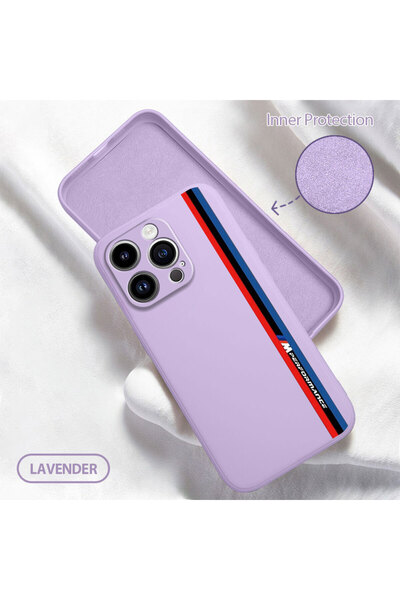 Hontinga حافظة هاتف من السيليكون الناعم متوافقة مع هاتف iPhone 14 Pro مع مخمل...