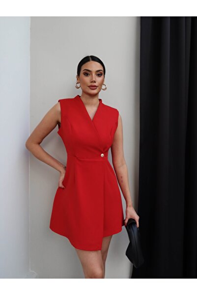 ESRAHELVACI Double Breasted Jacket Dress