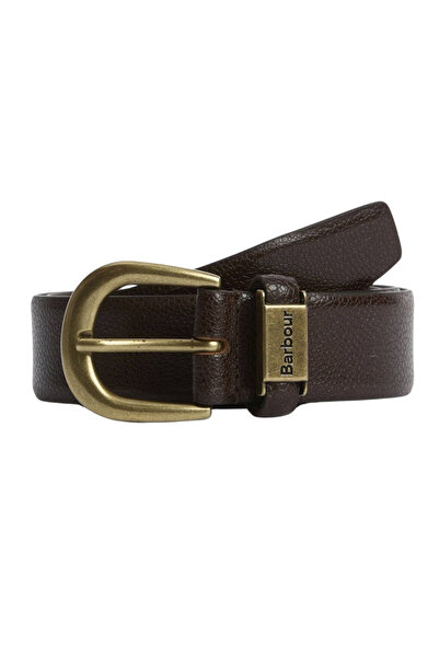 Barbour Clyde Deri Kemer BR71 Dark Brown