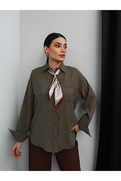 ESRAHELVACI Scarf Collar Shirt