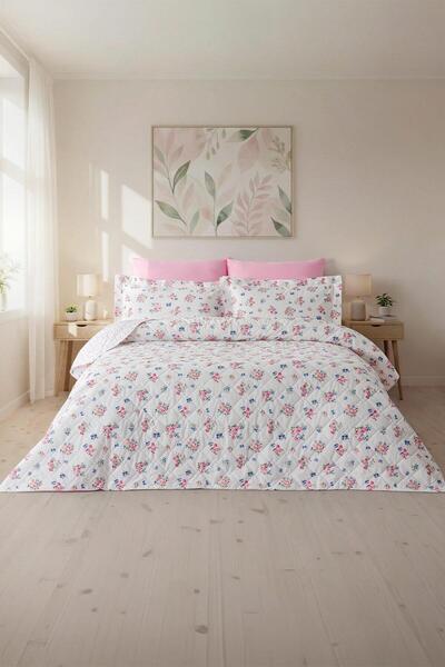 Soley Βίβια |   100% Βαμβάκι Μονό Καπιτονέ Σετ παπλωματοθήκης