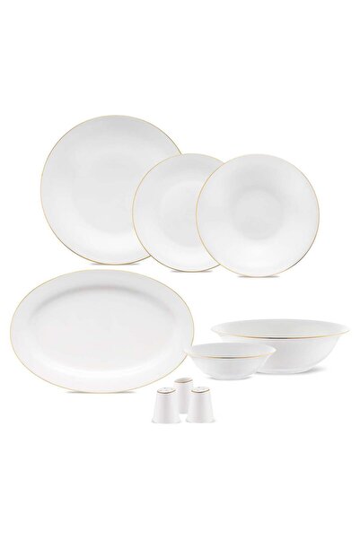 Jumbo Merlem 55 Parça 12 Kişilik Yemek Takımı Gold