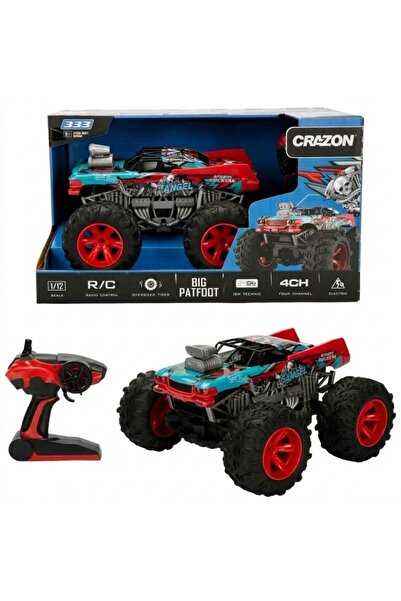Sunman 1:12 Big PatFoot USB Şarjlı Uzaktan Kumandalı Off Road Araba 32 cm 161...