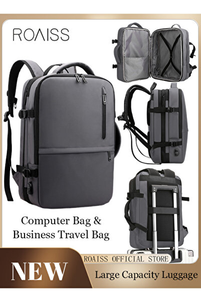 ROAISS Unisex Large Travel Backpack Carry On Backpack Expandable Airline Airp...