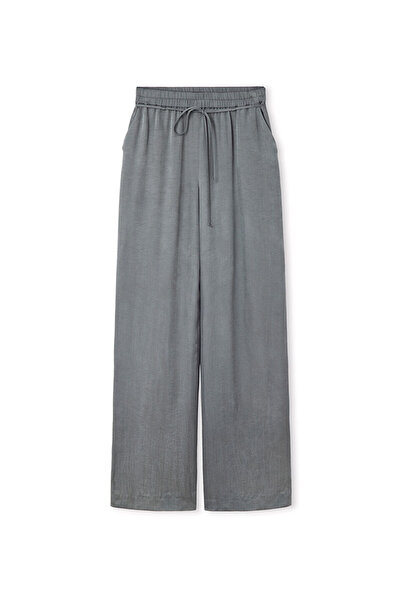 İpekyol Parlak dokulu wide leg pantolon