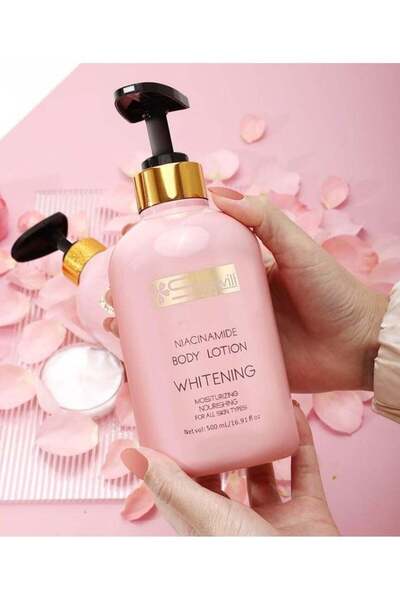 Shawill Sakura Body Lotion 500ml Niacinamide Cherry Whitening Brighten Moistu...