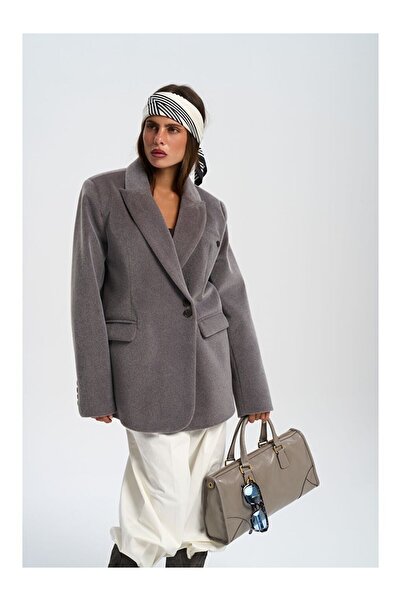 LC Waikiki Runa Oversize Gray Blazer