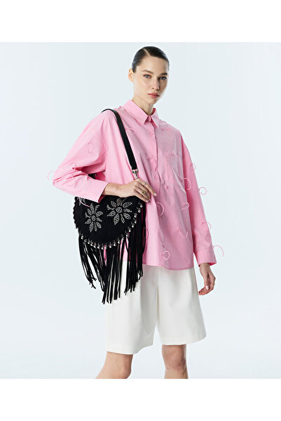 Twist PÜSKÜL EFEKTLİ GÖMLEK