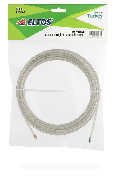 Eltos Elektrikçi Sustası İzoleli, Kablo Çekme Yayı, Balık Bandı, Plastik Kapl...
