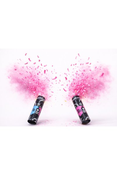 ENG PARTİ DÜNYASI Gender Reveal Party Set – 2 Pink Confetti Balloons and 10 It's a Boy / It's a Girl Balloons