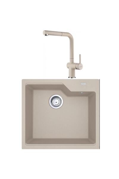 Franke URBAN UBG 610-56 Sahara Granit Evye Active Plus Doccia 2.0 Batarya Set